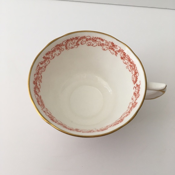 SOLD Crown Derby Red Aves Tea Coffee Cup - Picture 5 of 7